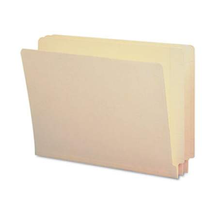 Smead End Tab Folders with Antimicrobial Product Protection, Straight Tab, Letter Size, Manila, 100/Box (24113)
