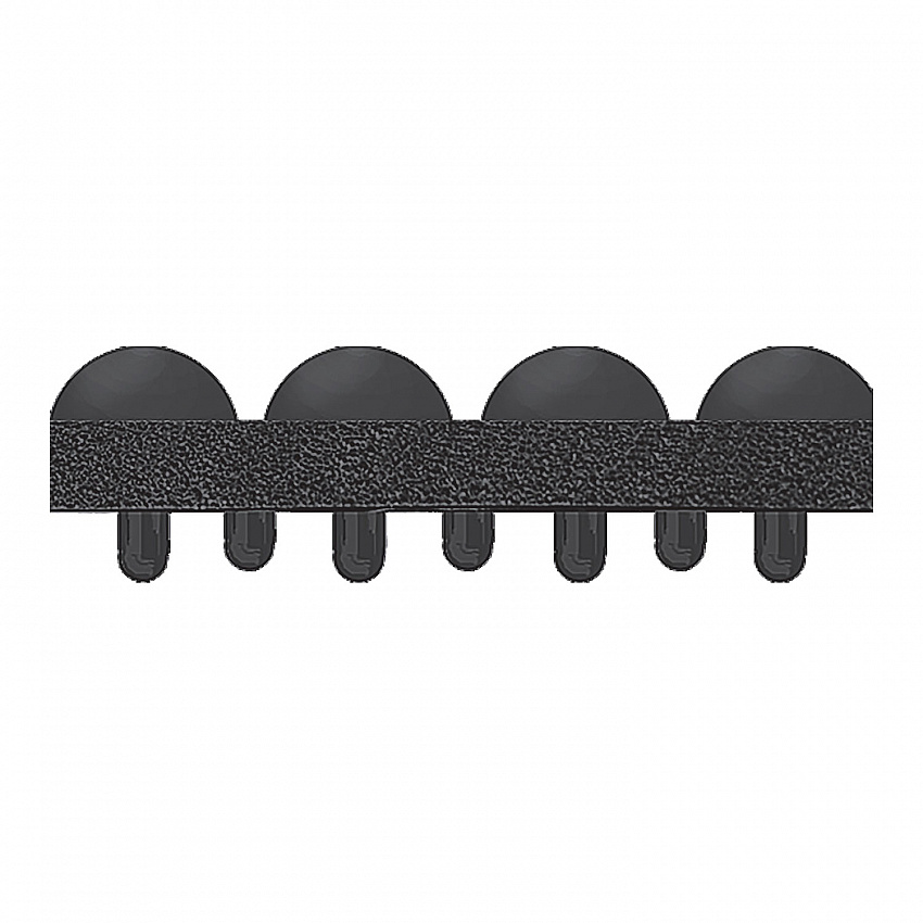 Yoga-Flex, Rectangular, Black High/Low Bubble Surface, 36" x 48" (YF0034BK)