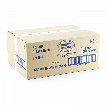 Bakery Pick-up Tissue Deli Sheets, 10.75 x 6, 1,000/Box, 10 Boxes/Carton (T6P)