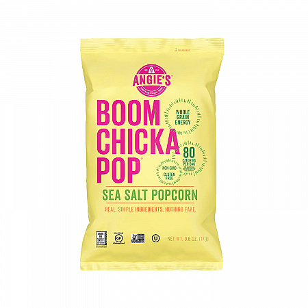 BOOMCHICKAPOP Popcorn, 0.6 oz Bag, 24 Bags/Carton (SN01027)