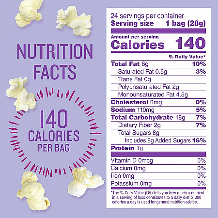 Popcorn, Sweet and Salty, 1 oz Bag, 24/Carton (SN01213)