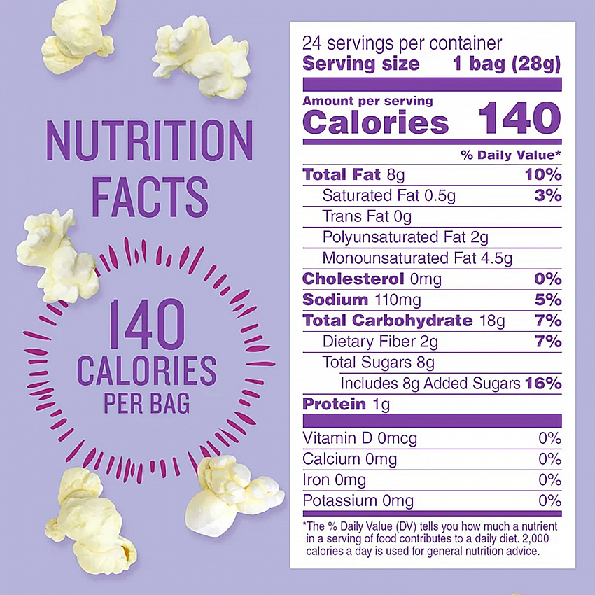 Popcorn, Sweet and Salty, 1 oz Bag, 24/Carton (SN01213)