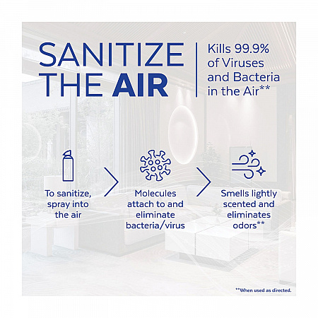 Air Sanitizer Spray, Simple Fresh Scent, 10 oz Aerosol Spray, 6/Carton (99350CT)