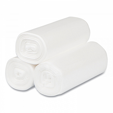 High-Density Commercial Can Liners, 4 gal, 6 mic, 17