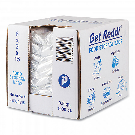 Food Bags, 112 oz., 6