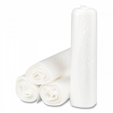 High-Density Commercial Can Liners, 10 gal, 8 mic, 24
