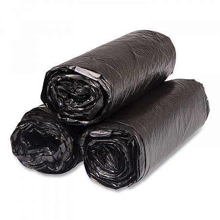 High-Density Commercial Can Liners, 16 gal, 6 mic, 24