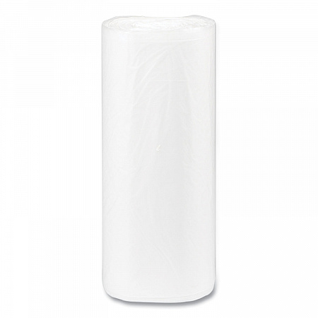 High-Density Commercial Can Liners, 16 gal, 8 mic, 24" x 33", Natural, Interleaved Roll, 50 Bags/Roll, 20 Rolls/Carton (S243308N)