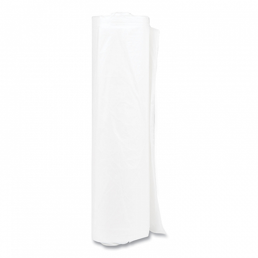 High-Density Commercial Can Liners, 33 gal, 11 mic, 33" x 40", Clear, Interleaved Roll, 25 Bags/Roll, 20 Rolls/Carton (S334011N)