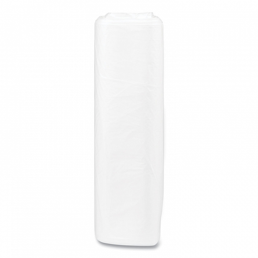 High-Density Commercial Can Liners, 33 gal, 13 mic, 33" x 40", Clear, Interleaved Roll, 25 Bags/Roll, 20 Rolls/Carton (S334013N)
