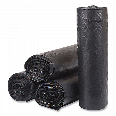 High-Density Commercial Can Liners, 33 gal, 16 mic, 33