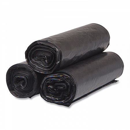 High-Density Commercial Can Liners, 33 gal, 16 mic, 33