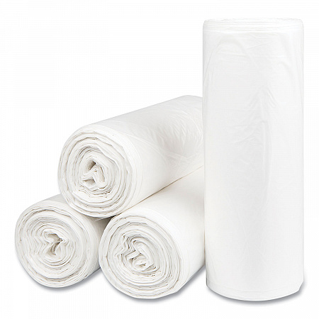 High-Density Commercial Can Liners, 55 gal, 14 mic, 36