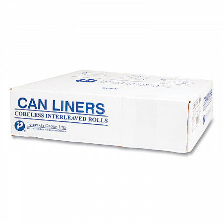 High-Density Commercial Can Liners, 55 gal, 14 mic, 36