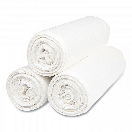 High-Density Commercial Can Liners, 55 gal, 14 mic, 36