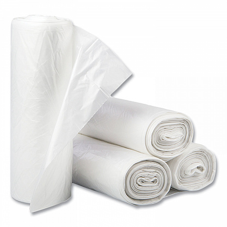 High-Density Commercial Can Liners, 60 gal, 14 mic, 38