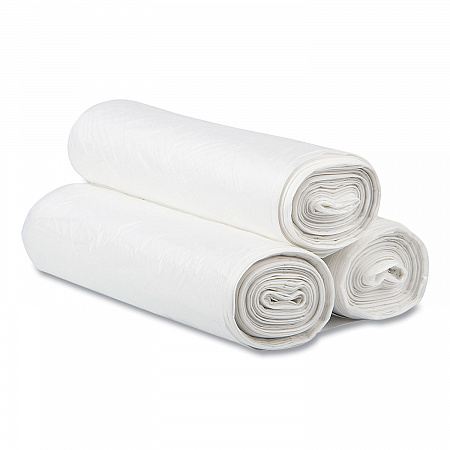 High-Density Commercial Can Liners, 60 gal, 14 mic, 38