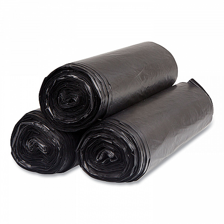 High-Density Commercial Can Liners, 60 gal, 22 mic, 38