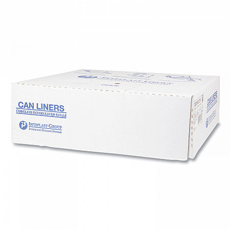 High-Density Commercial Can Liners, 60 gal, 22 mic, 38