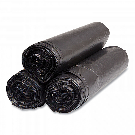 High-Density Commercial Can Liners, 45 gal, 16 mic, 40
