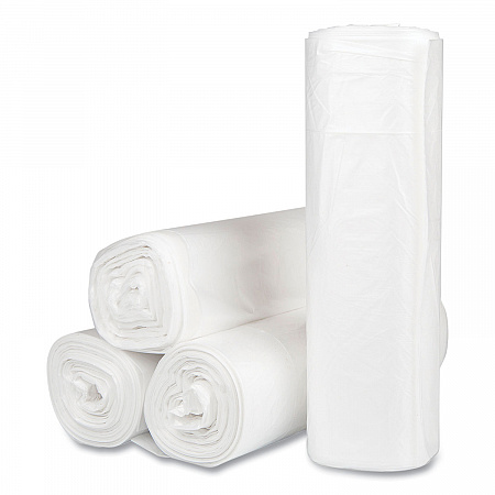 High-Density Commercial Can Liners, 45 gal, 16 mic, 40