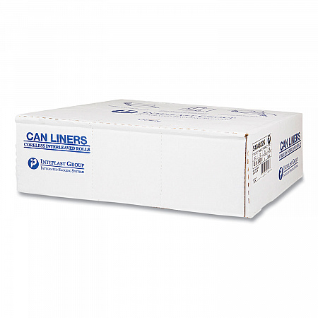 High-Density Commercial Can Liners, 45 gal, 22 mic, 40