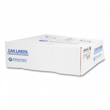 High-Density Commercial Can Liners, 56 gal, 16 mic, 43