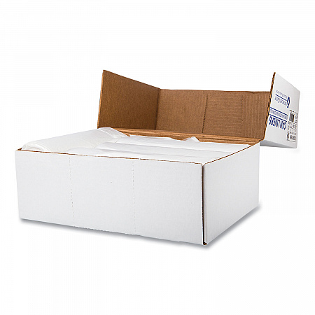 High-Density Commercial Can Liners, 56 gal, 16 mic, 43