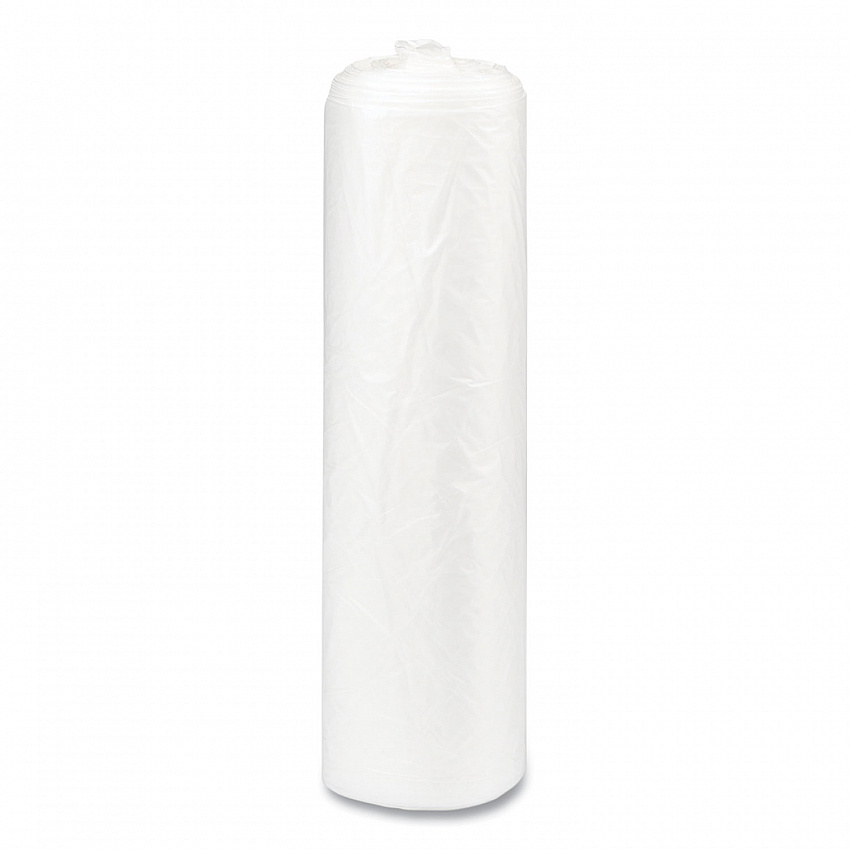 High-Density Commercial Can Liners, 56 gal, 22 mic, 43" x 48", Natural, Interleaved Roll, 25 Bags/Roll, 8 Rolls/Carton (S434822N)