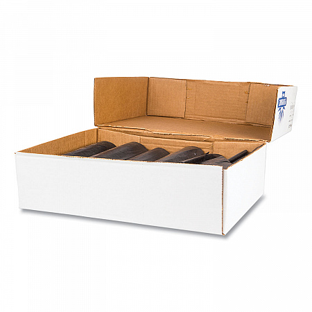 High-Density Commercial Can Liner Value Pack, 45 gal, 19 mic, 40