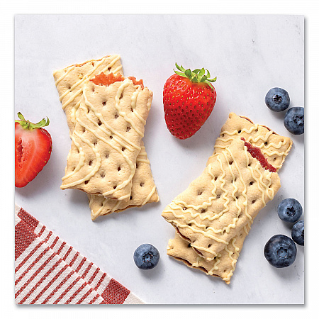 Special K Pastry Crisps, (36) Strawberry; (24) Blueberry, 0.88 oz, 2/Pouch, 30 Pouches/Carton (22001007)