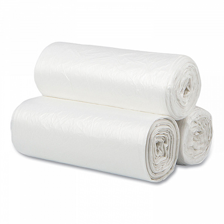 High-Density Commercial Can Liners, 10 gal, 5 mic, 24