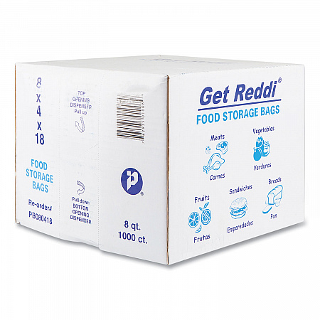 Food Bags, 2 Gallon, 8