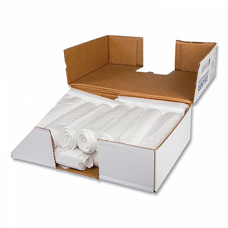 Low-Density Commercial Can Liners, 16 gal, 0.5 mil, 24