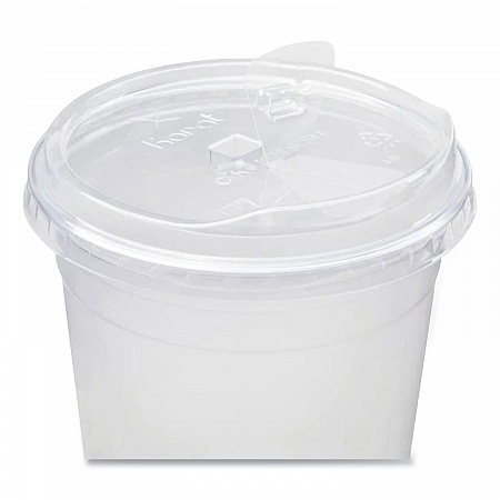 PET Lids, Strawless Sipper, Fits 32 oz Cold Cups, Plastic, Clear, 1,000/Carton (CKC107TSSH)