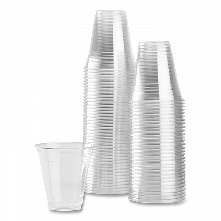 PET Plastic Cups, 98 mm Rim Diameter, 12 oz, Clear, 1,000/Carton (CKC12)