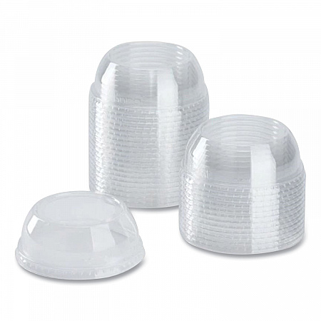 PET Lids, Wide Opening Dome, Fits 12 oz to 24 oz Cold Cups, Plastic, Clear, 1,000/Carton (CKDL626WH)
