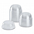 PET Lids, Wide Opening Dome, Fits 12 oz to 24 oz Cold Cups, Plastic, Clear, 1,000/Carton (CKDL626WH)