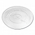 PET Lids, Flat with Straw Slot, Fits 32 oz Cold Cups, Plastic, Clear, 500/Carton (CKC107TS)