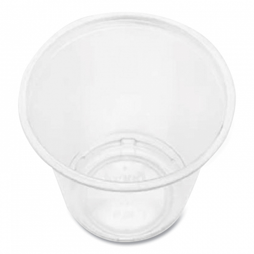 PET Plastic Cups, 3 oz, Clear, 2,500/Carton (CKC3)