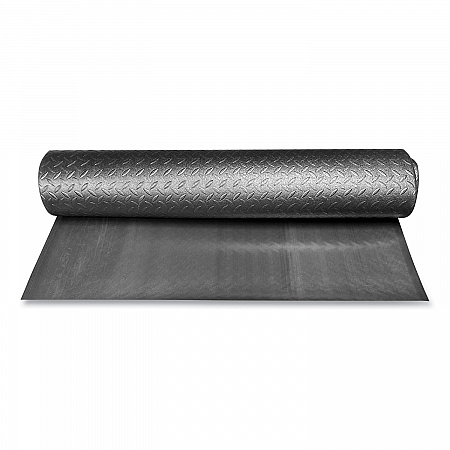 Tuff-Spun Foot-Lover Diamond Surface Mat, Rectangular, Black Diamond Embossed Surface, 36