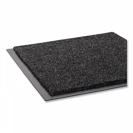EcoStep Wiper Mat, Rectangular, Charcoal Gray Cut Pile Surface, 48