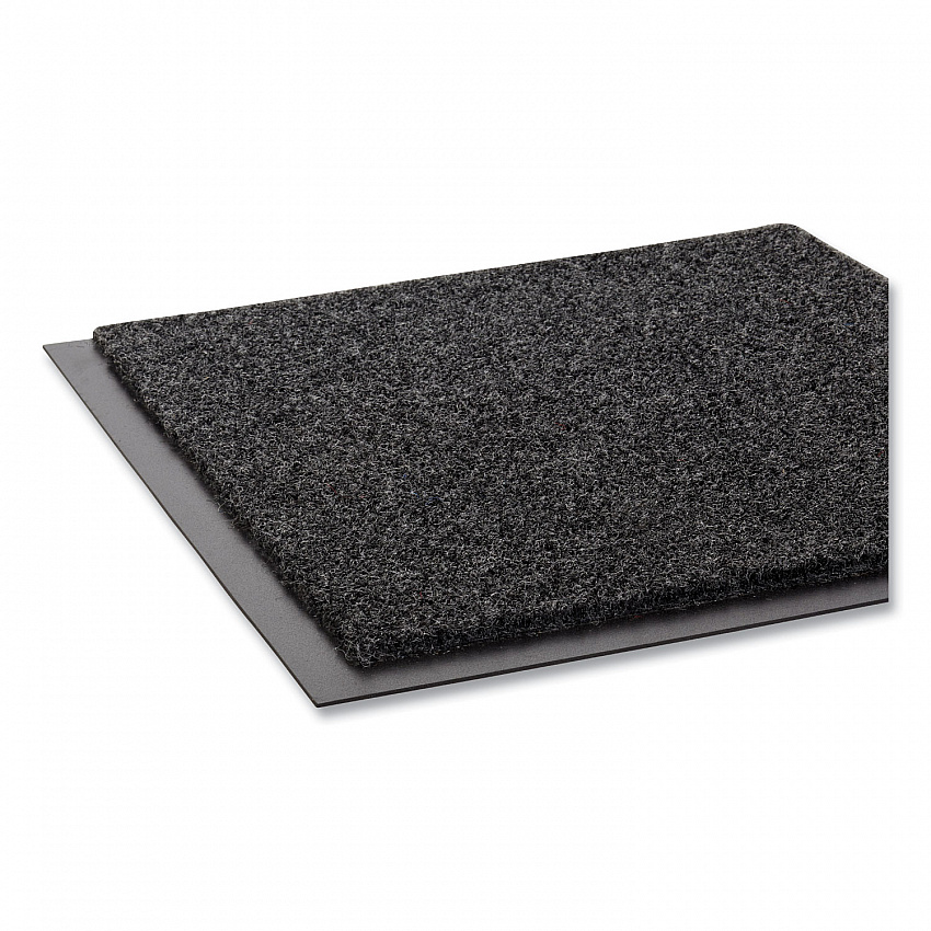 EcoStep Wiper Mat, Rectangular, Charcoal Gray Cut Pile Surface, 48" x 96" (ET0048CH)