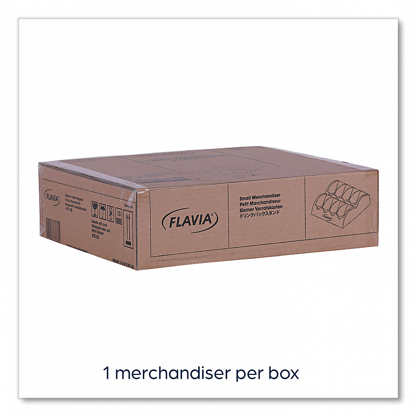 Small Merchandiser, 8 Compartments, 13.6 x 13 x 4.4, Black (25200000)