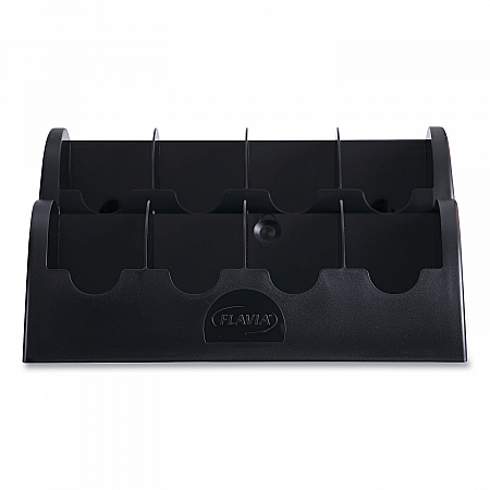 Small Merchandiser, 8 Compartments, 13.6 x 13 x 4.4, Black (25200000)