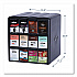 Four Column Merchandiser, 12 Compartments, 15.2 x 17.2 x 16.3, Black (25200002)