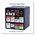 Four Column Merchandiser, 12 Compartments, 15.2 x 17.2 x 16.3, Black (25200002)
