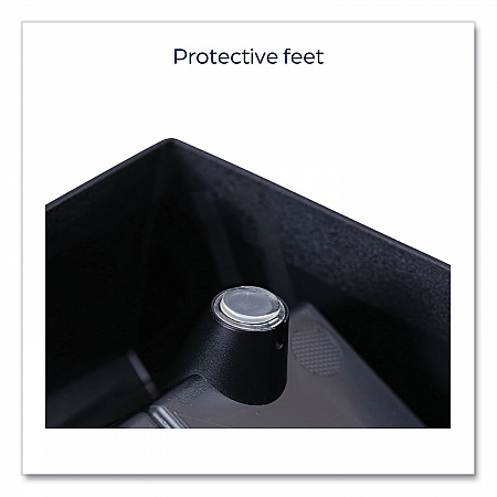 Small Merchandiser, 8 Compartments, 13.6 x 13 x 4.4, Black (25200000)