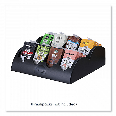 Small Merchandiser, 8 Compartments, 13.6 x 13 x 4.4, Black (25200000)