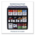Four Column Merchandiser, 12 Compartments, 15.2 x 17.2 x 16.3, Black (25200002)
